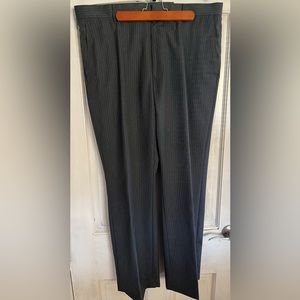 Banana Republic dress pants. Size 38x32.  Black with pin stripes